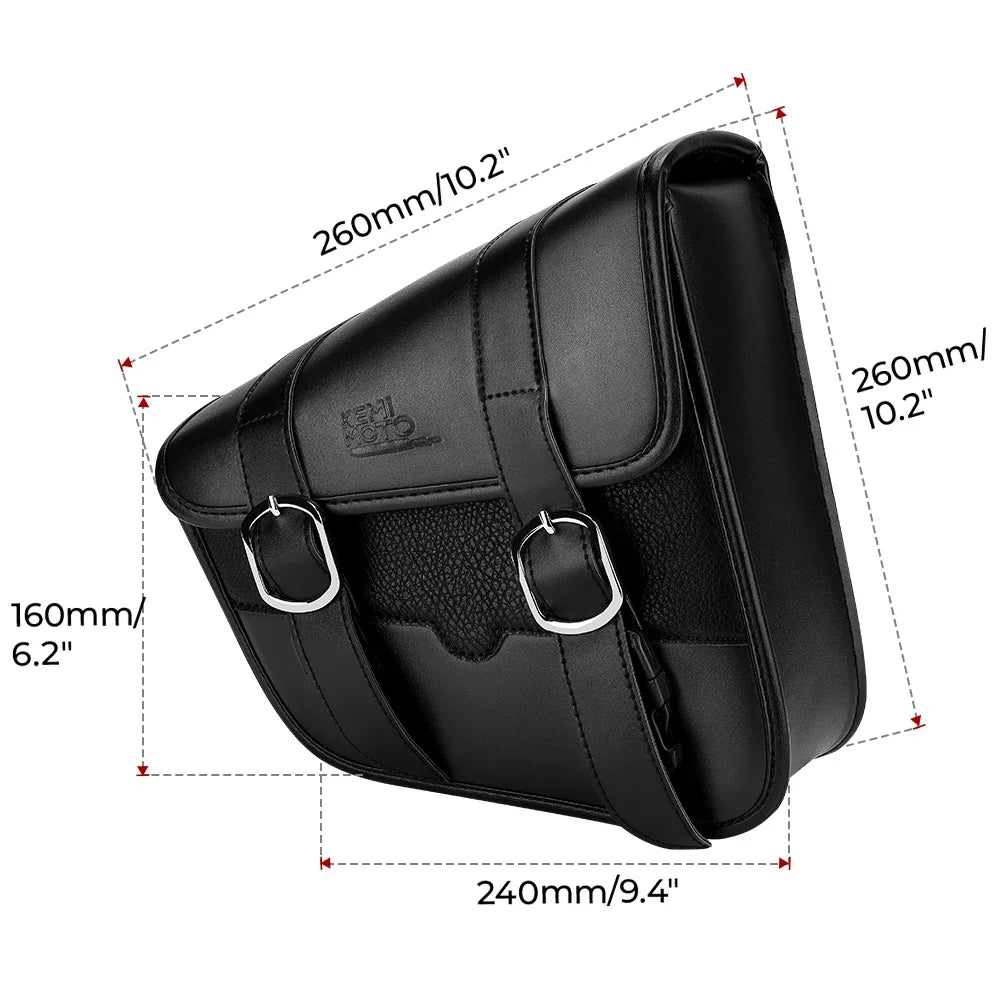 Motorcycle Swingarm Saddlebag – Fits Sportster 883 1200 Street 750 Motorcycle Saddlebag Nixie