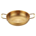 Stainless Steel Paella Pan & Saucepan – Seafood Rice Pot Stainless Steel Cookware Nixie B 20cm