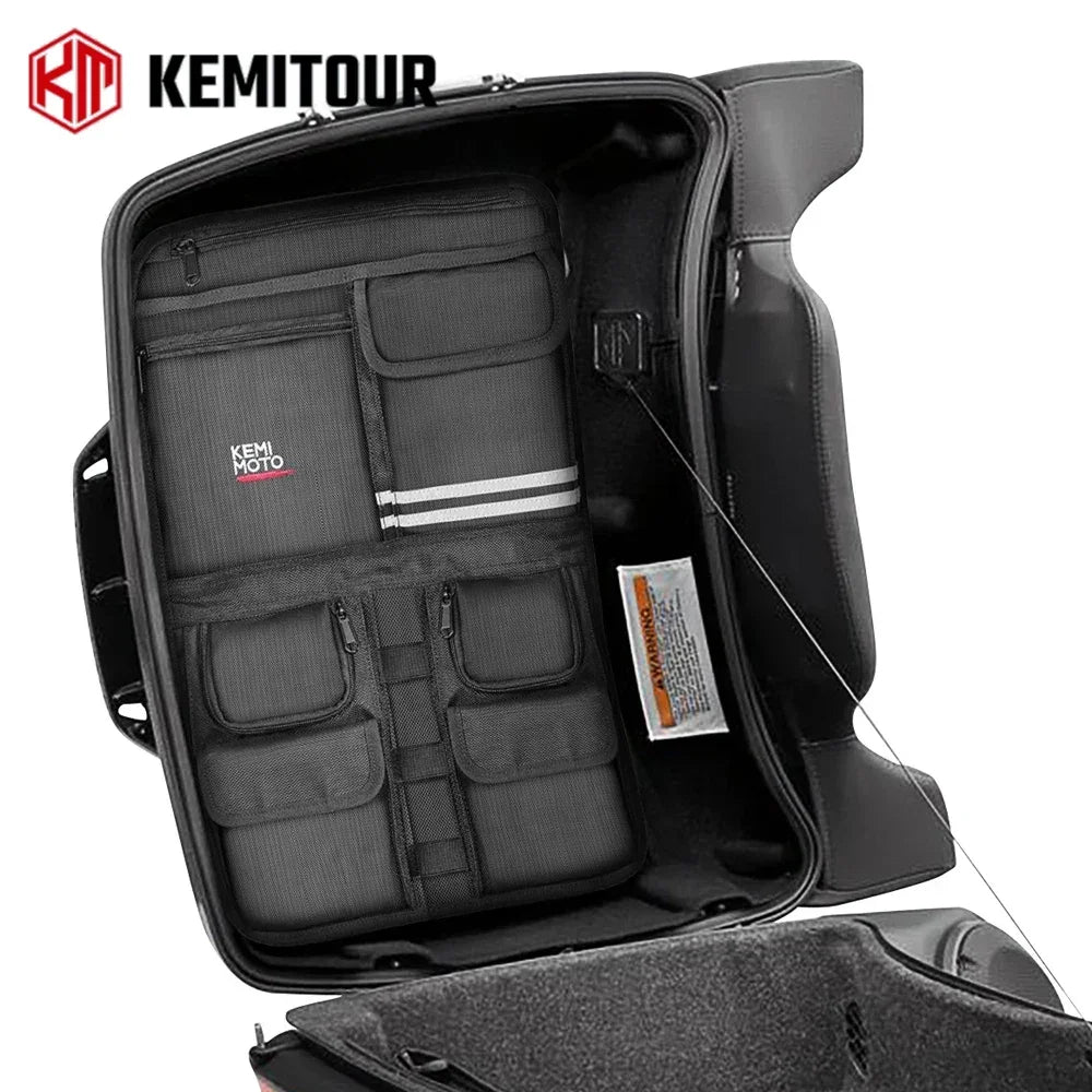 Tour Pack Lid Organizer Bag – Road King, Street & Road Glide Motorcycle Organizer Bag Nixie