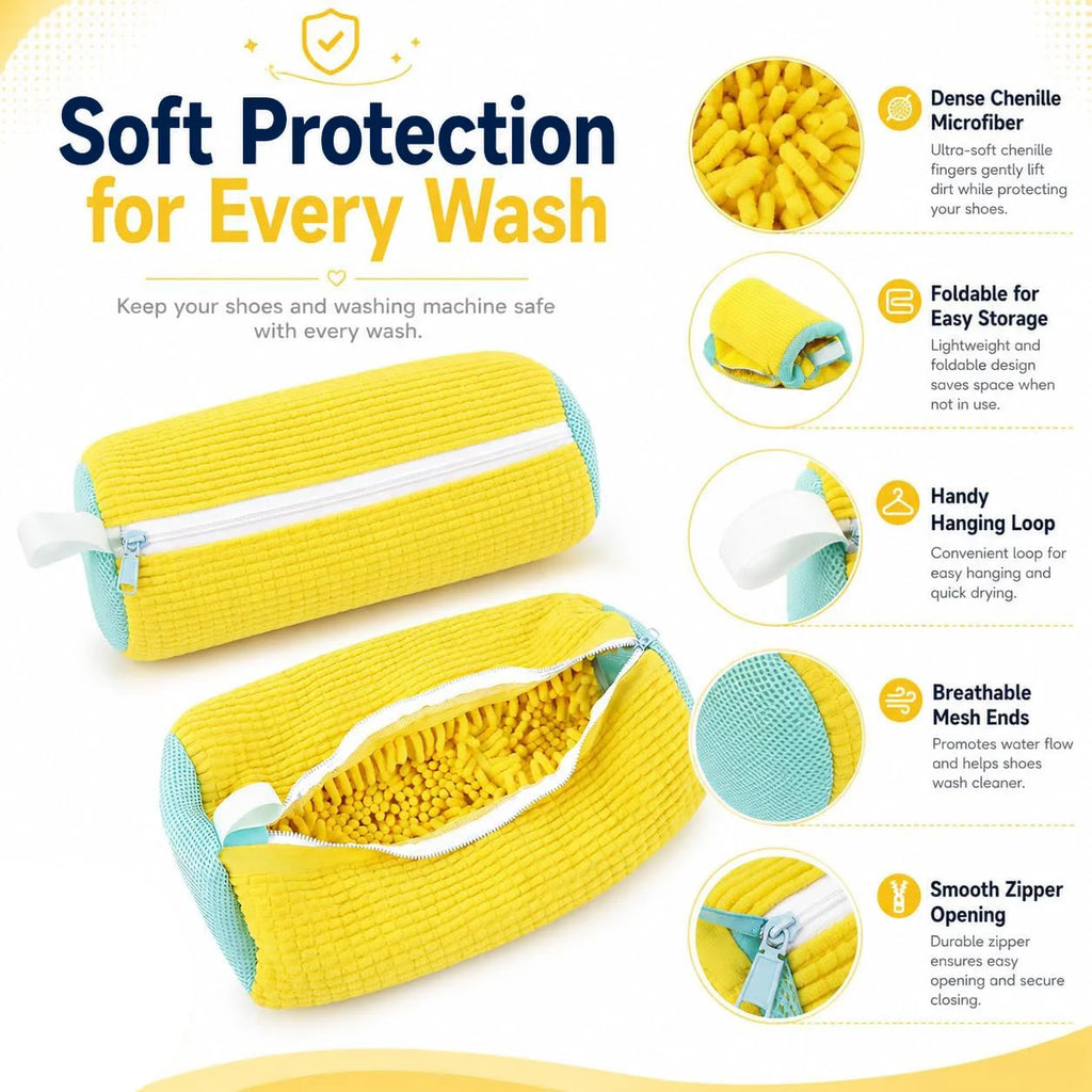 Shoe Washing Bag – Durable Mesh Laundry Bag for Sneakers Shoe Laundry Bag Nixie
