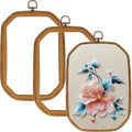 3-Piece Embroidery Hoops Set – Retro Cross Stitch & Display Hoops Embroidery Hoop Set Nixie 3Pcs