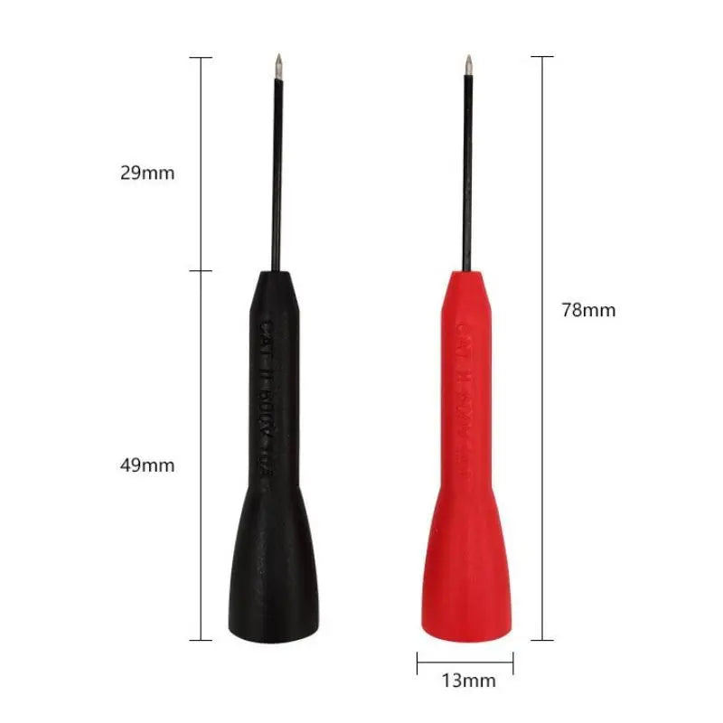2mm Insulated Multimeter Test Needle Extension Cover | Non-Destructive