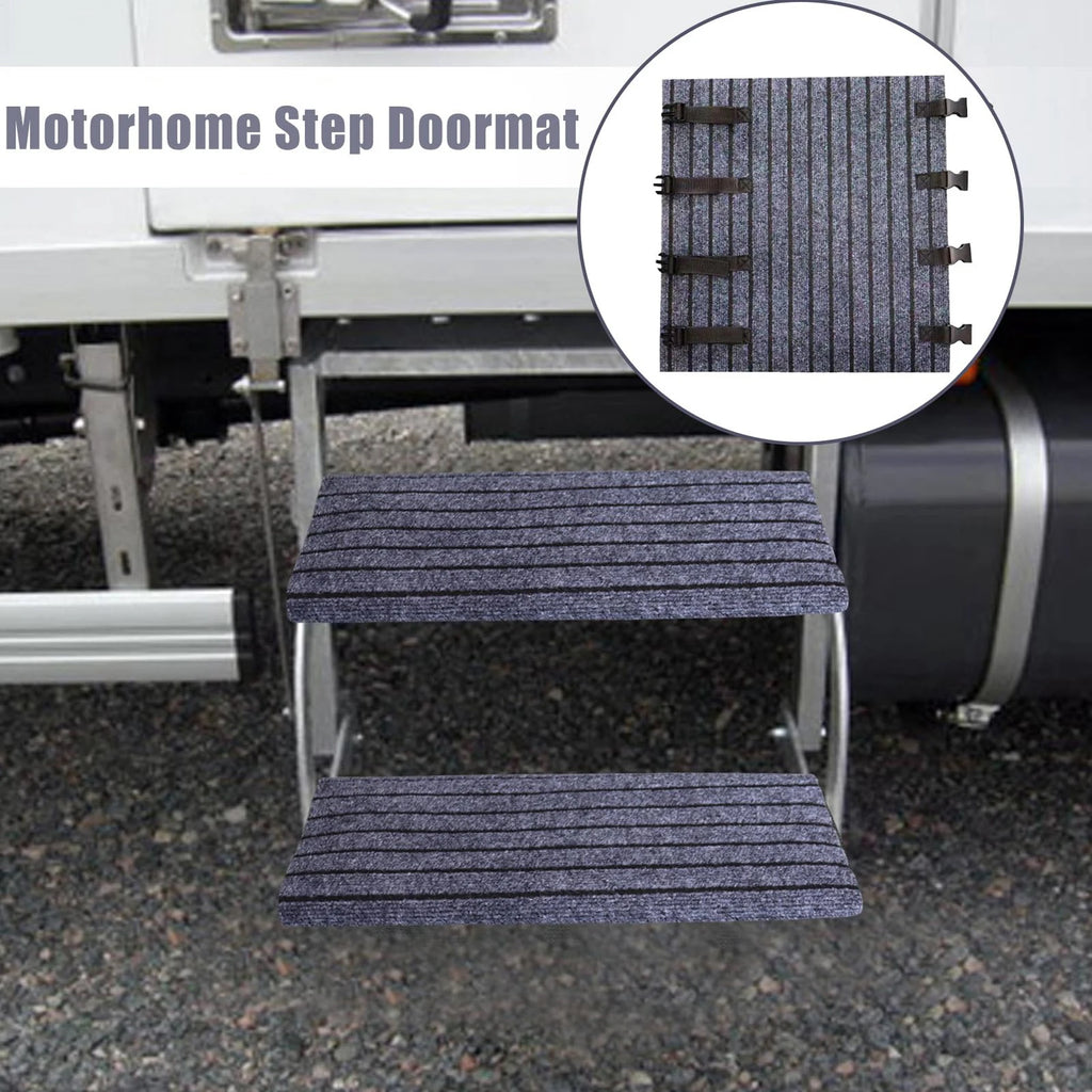 Non-Slip RV Step Cover Mat – Waterproof Motorhome Stair Carpet RV Step Cover Mat Nixie