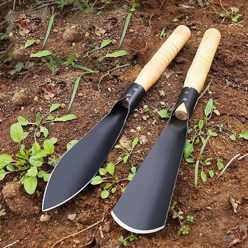 2pc Manganese Steel Garden Shovel & Hoe Set – Multifunctional Garden Hand Tool Set Nixie