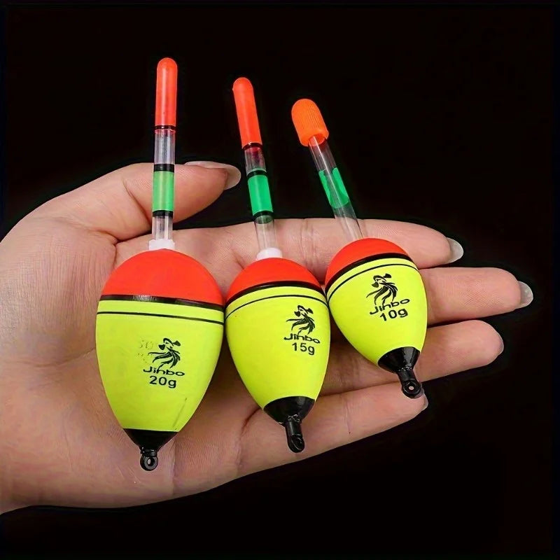 EVA Luminous Night Fishing Floats – 10g 20g 30g Glow Bobbers Fishing Float Nixie