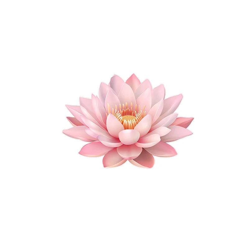Luminous Lotus Toilet Seat Sticker – Glow-in-Dark PVC Decal Bathroom Wall Decal Nixie