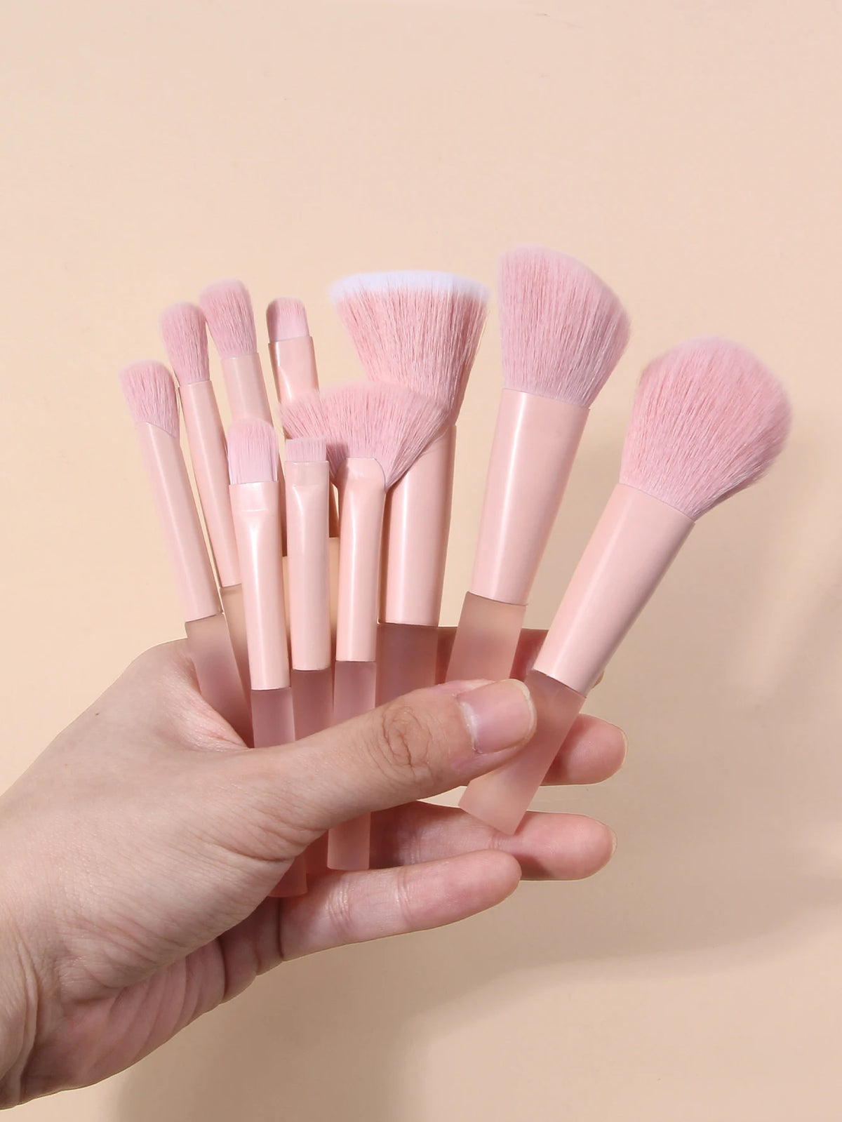 10-Piece Mini Makeup Brush Set – Travel Portable Pro Kit Makeup Brush Set Nixie