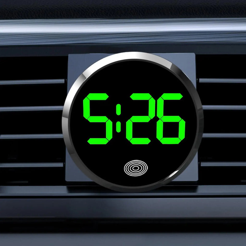LED Car Dashboard Clock Touch-Control | Digital Display Clock