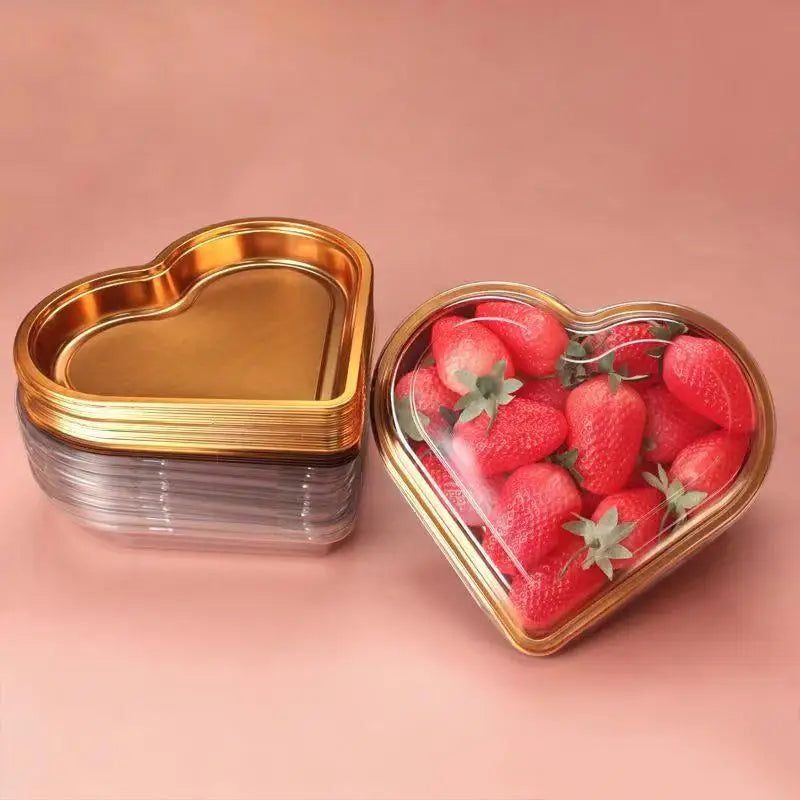 Heart-Shaped Snack Storage Boxes with Lid – Set of 3 Snack Storage Boxes Nixie