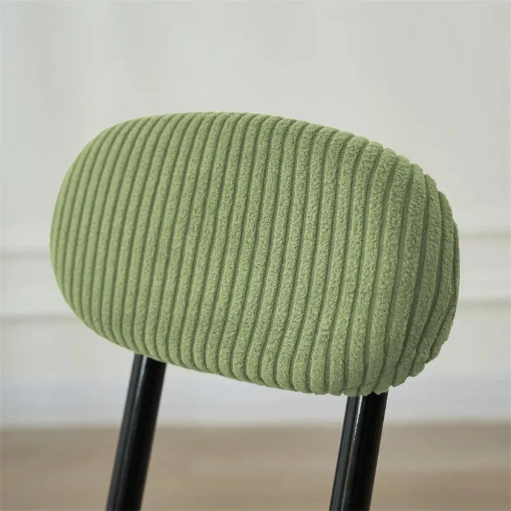 2-Pack Jacquard Elastic Round Stool & Bar Chair Covers