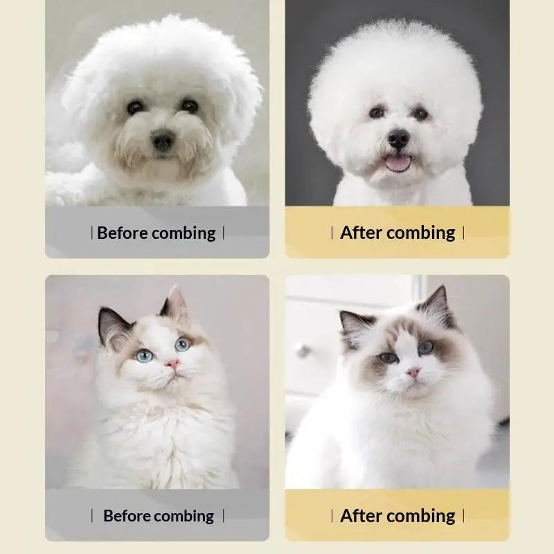 Cat & Dog Deshedding Brush Anti-Static Soft Needle Grooming Comb Pet Grooming Brush Nixie