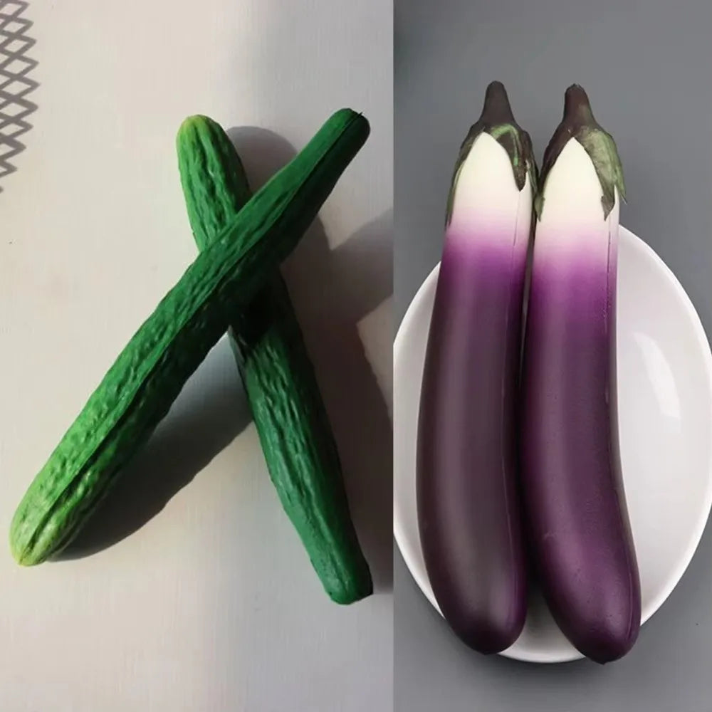 PU Artificial Vegetable Ornaments | Realistic Fake Food Props Artificial Food Decor Nixie