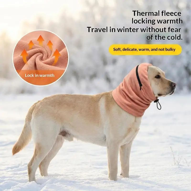 Dog Calming Ear Cover – 2-in-1 Warm Headband & Neck Scarf Dog Calming Headband Nixie