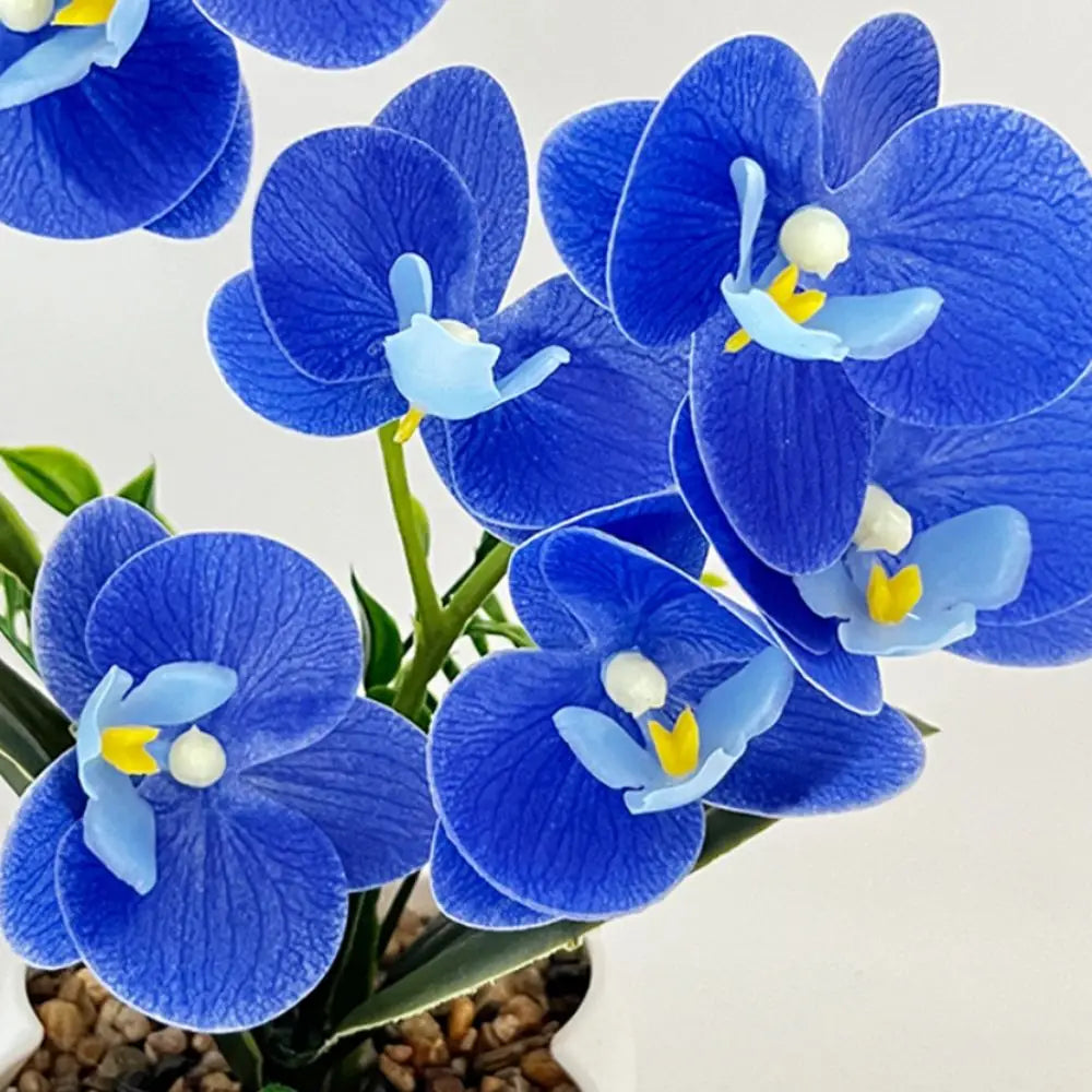 Artificial Butterfly Orchid Bonsai – Faux Flower Home Decor