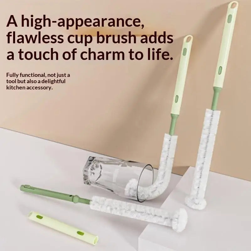 Telescopic Bottle Brush – Long Handle Cup Scrubber for Kitchen