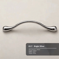 Retro Zinc Alloy Cabinet Handles French Style Gold Silver Pull Cabinet Door Handle Nixie Silver 128mm