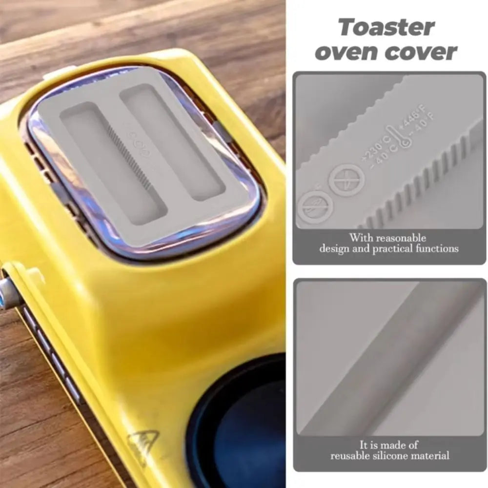 Silicone Toaster Dust Cover – Universal Upper Lid, 3 Colours Toaster Dust Cover Nixie