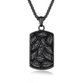 Punk Devil's Eye Pendant Necklace | Vintage Black Chain Fashion Pendant Necklace Nixie Light Yellow Gold Color