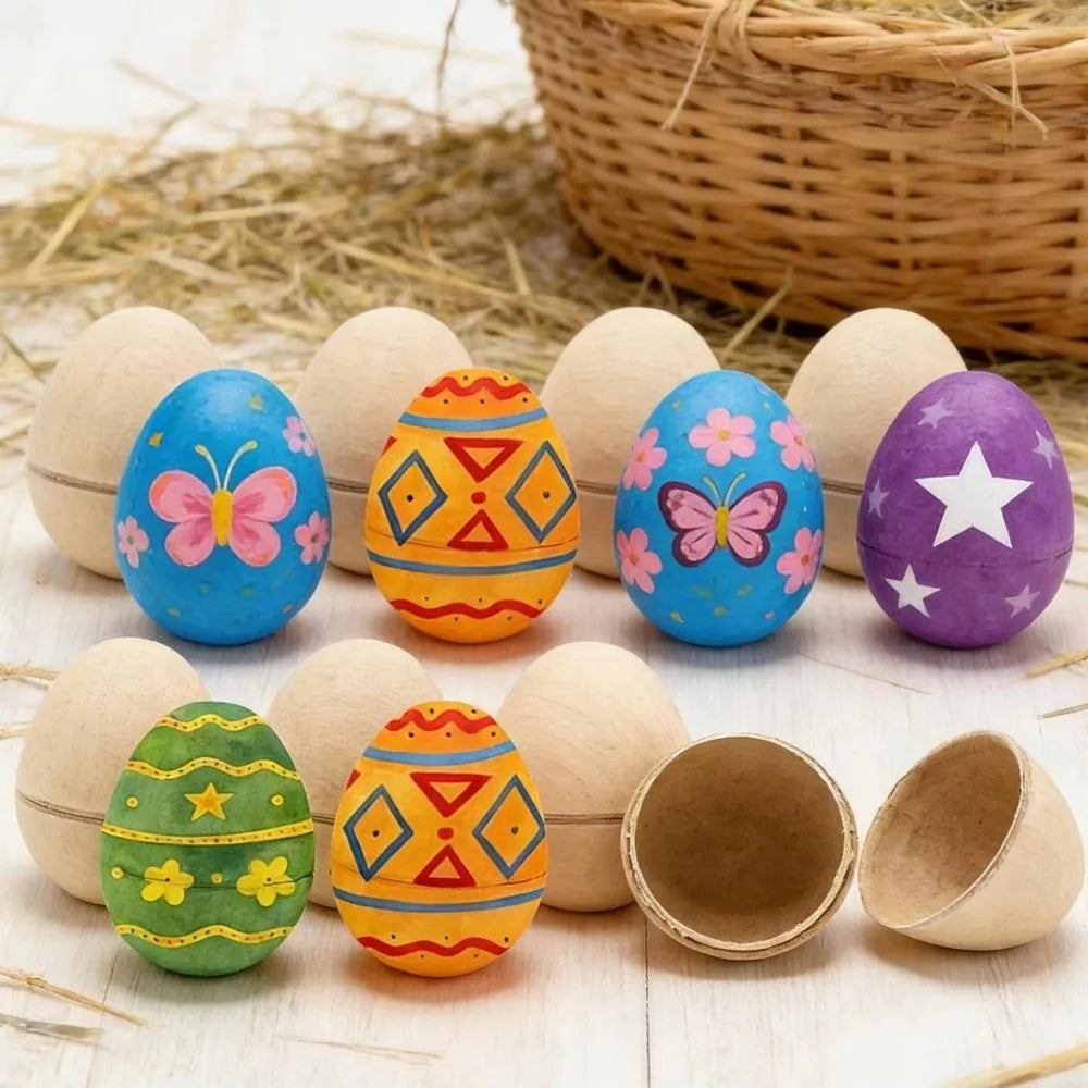 DIY Paintable Easter Eggs – Blank Eco Paper Pulp Craft Set