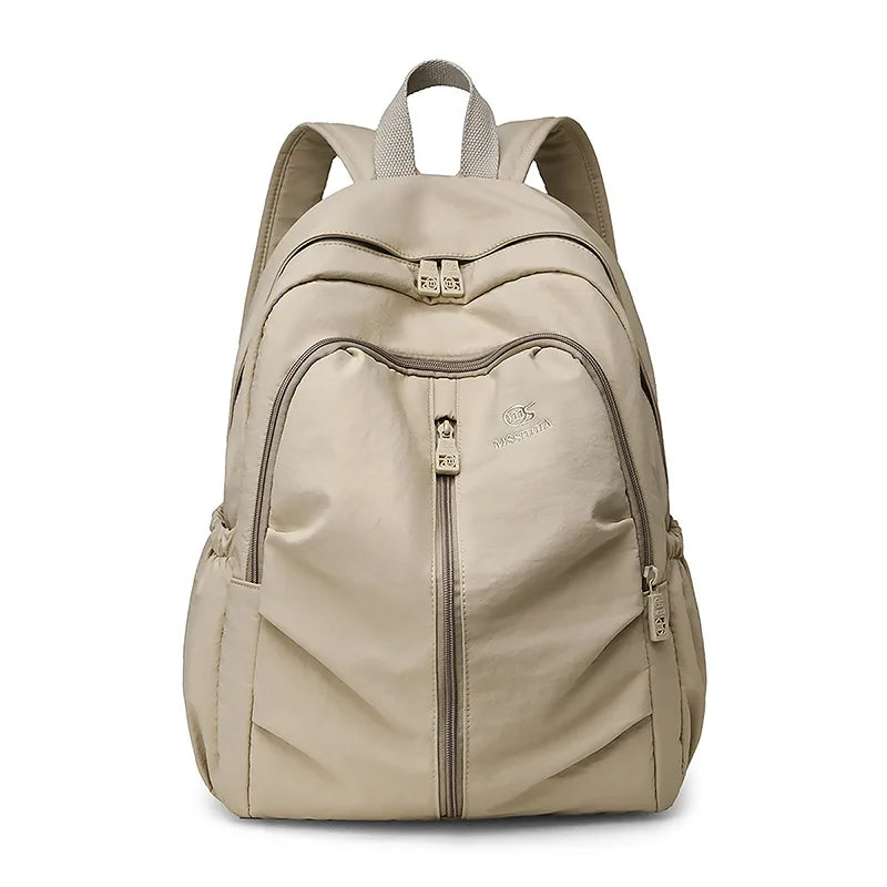 Women's Waterproof Nylon Backpack – Large Capacity Travel Bag