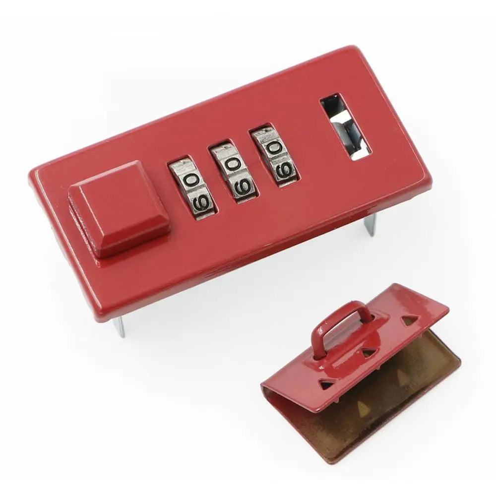 Alloy Notepad Password Lock – Waterproof DIY Combo Lock Combination Lock Nixie