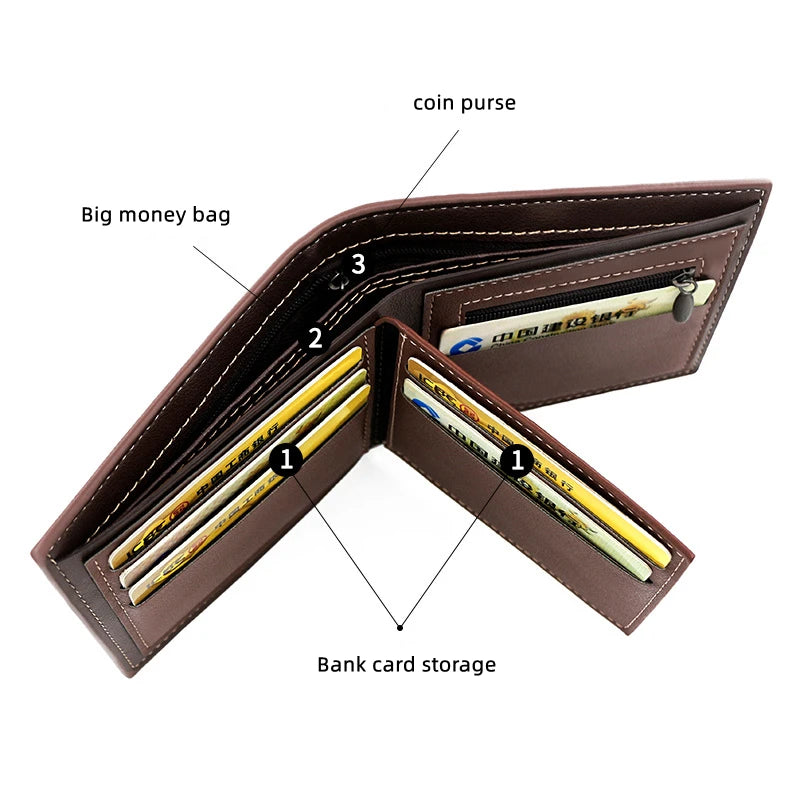 Classic Silkscreen Clutch Wallet – Unisex PU Leather Zipper Clutch Wallet Nixie
