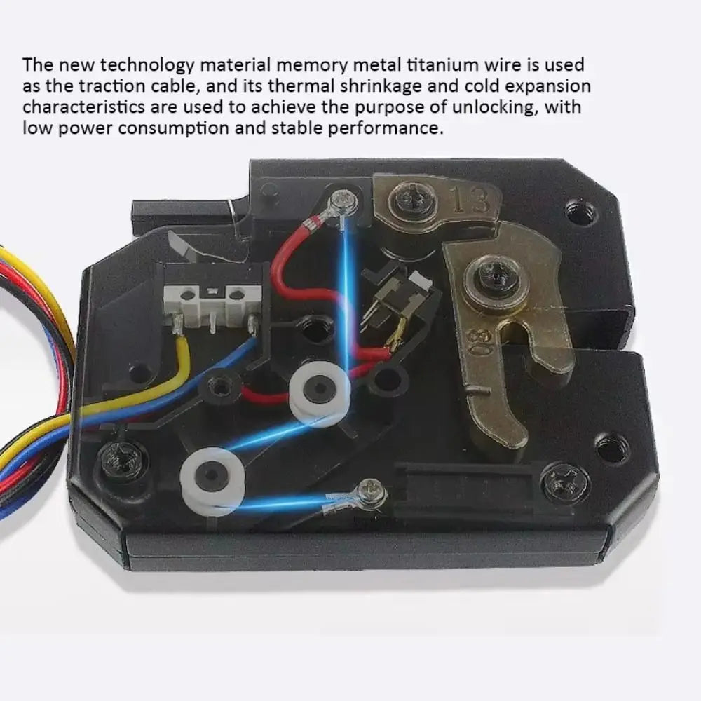 Mini DC 3V–24V Solenoid Electric Lock 50KG Cabinet Drawer