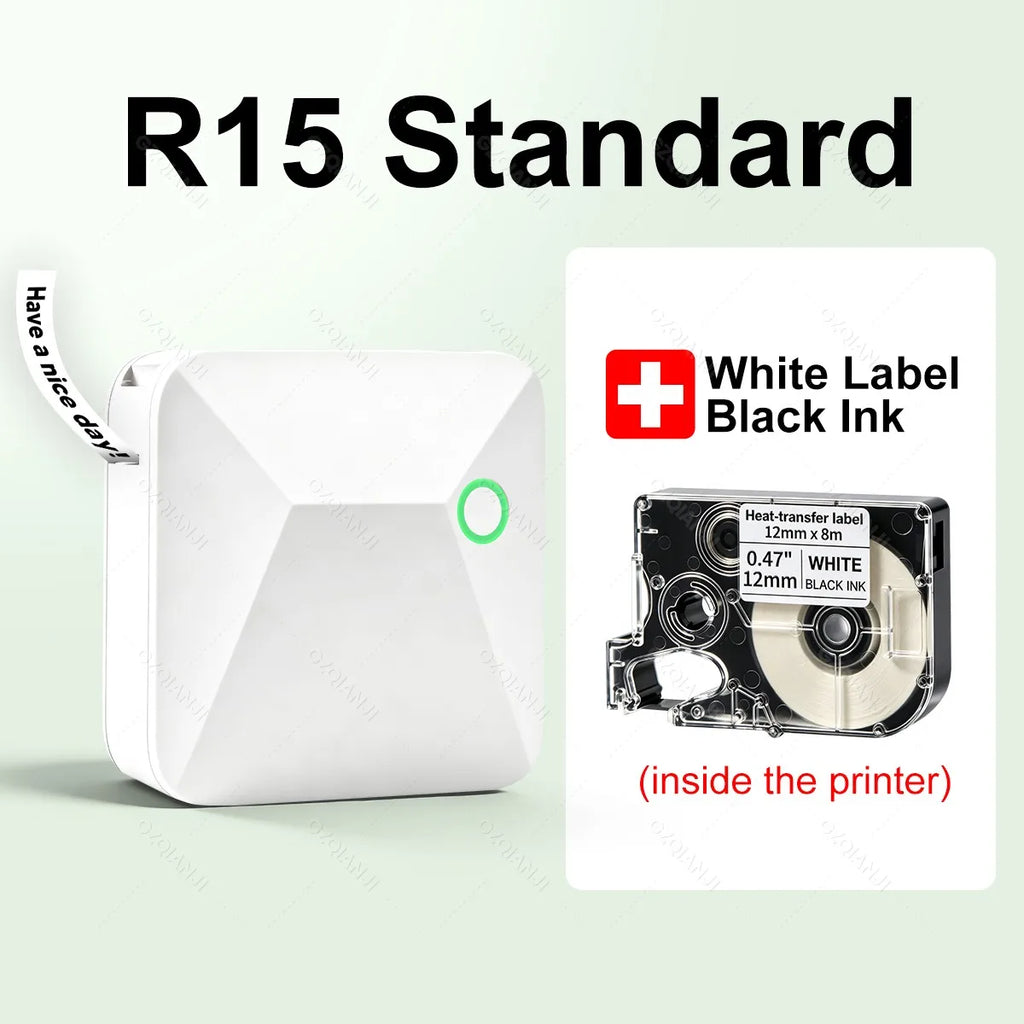 Marklife R15 Bluetooth Thermal Transfer Label Printer | Portable