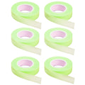 6 Rolls Microporous Fabric Eyelash Extension Tape – 9m Each Eyelash Extension Tape Nixie Green