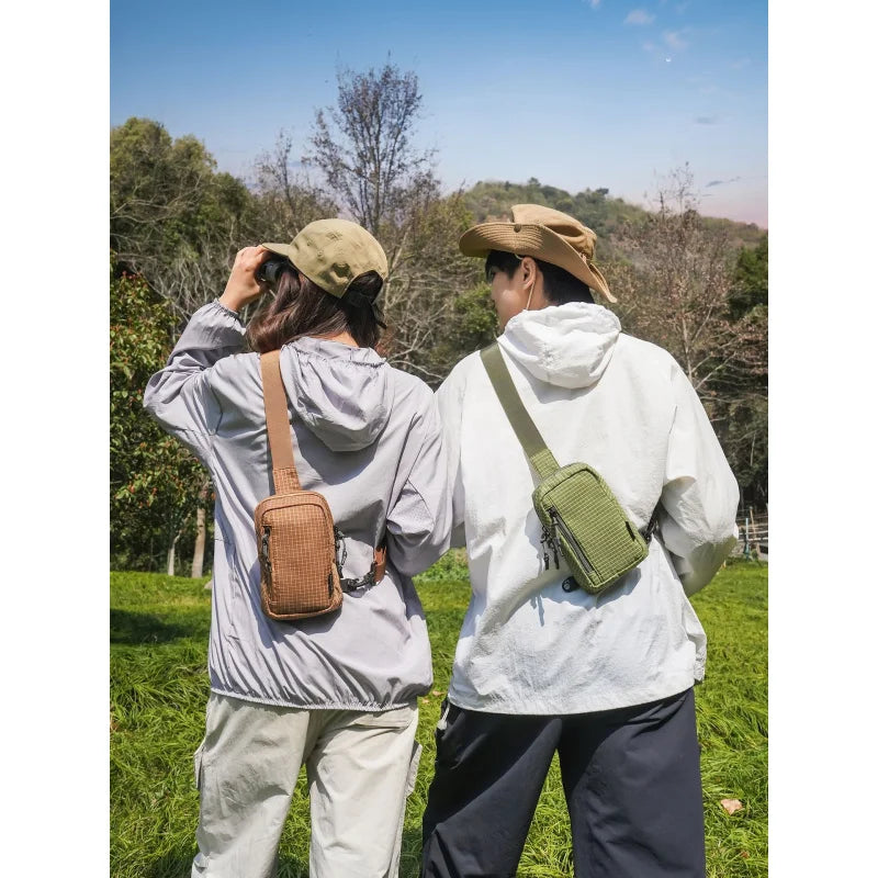 Nixie Mini Chest Crossbody Bag – Lightweight Unisex Sport Bag Crossbody Chest Bag Nixie
