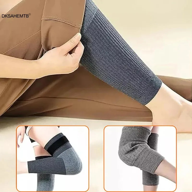 Winter Fleece Leg Warmers – Thermal Knee Cover for Outdoors Fleece Leg Warmers Nixie