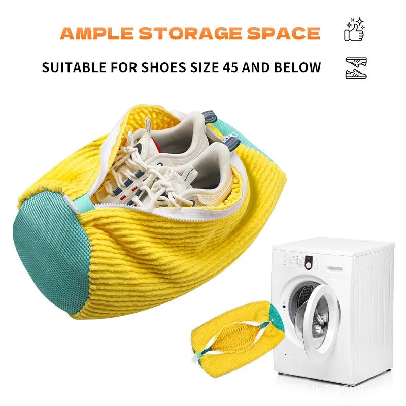 Chenille Shoe Laundry Bag for Washing Machine – 1 to 4 Pack