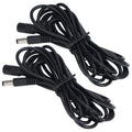 2-Pack 9.8FT Solar DC Extension Cable 5.5x2.1mm 24AWG Male Female