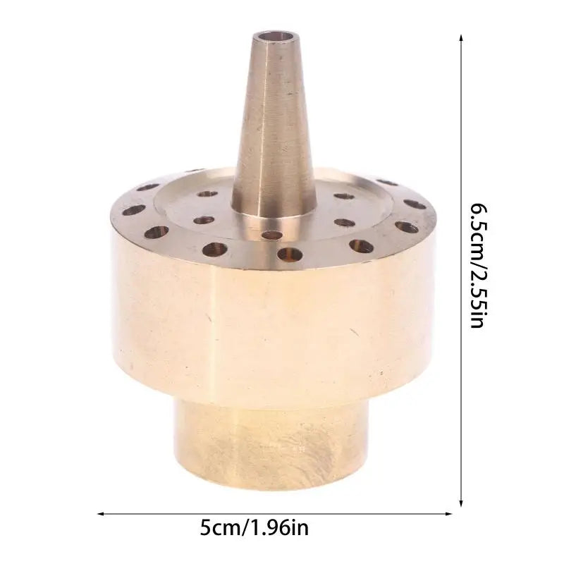 Brass Fountain Nozzle 1/4" 1/2" 3/4" Column Spray Head for Ponds Fountain Spray Nozzle Nixie A3