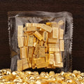100PCS Mini Gold Ingot Lucky Charms – DIY Craft & Feng Shui Decor DIY Craft Charms Nixie A2