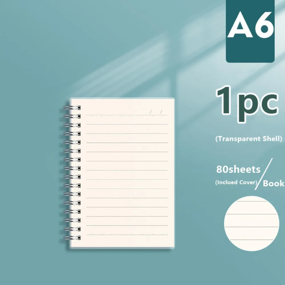 Spiral Coil Notebook A4/A5/A6/B5 – Grid, Blank & Lined