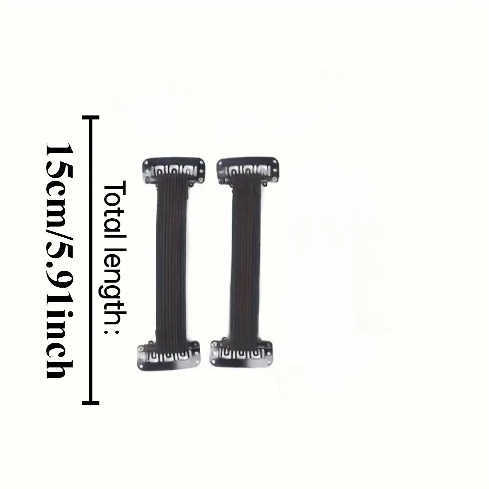 2PCS Elastic Face Lifting Straps Clip Tightening Belt – Black Face Lifting Strap Nixie Black-2pcs