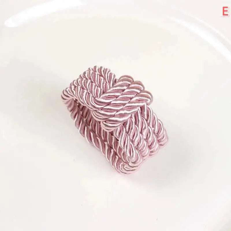 Woven Rope Napkin Rings – Wedding & Holiday Table Décor