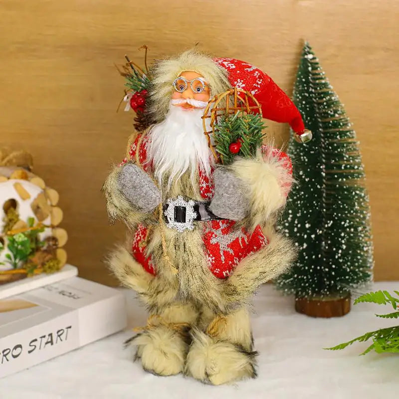 Christmas Santa Claus Figurines – 13 Styles Xmas Decor Christmas Figurine Nixie