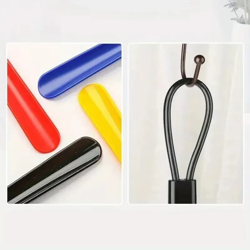 Extra Long Flexible Shoe Horn – No-Bend Plastic Shoe Helper Long Shoe Horn Nixie