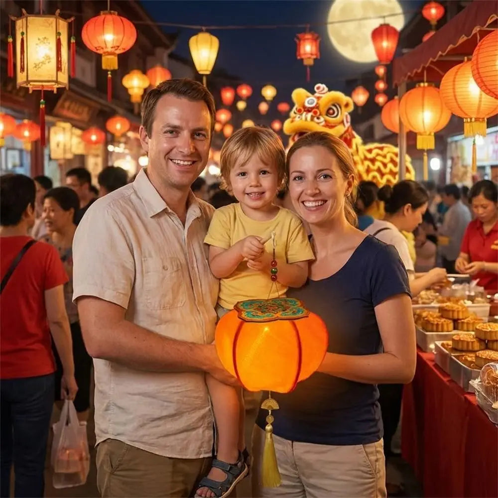 Persimmon RUYI Chinese New Year Lantern Kit with Light Festive Lantern Kit Nixie