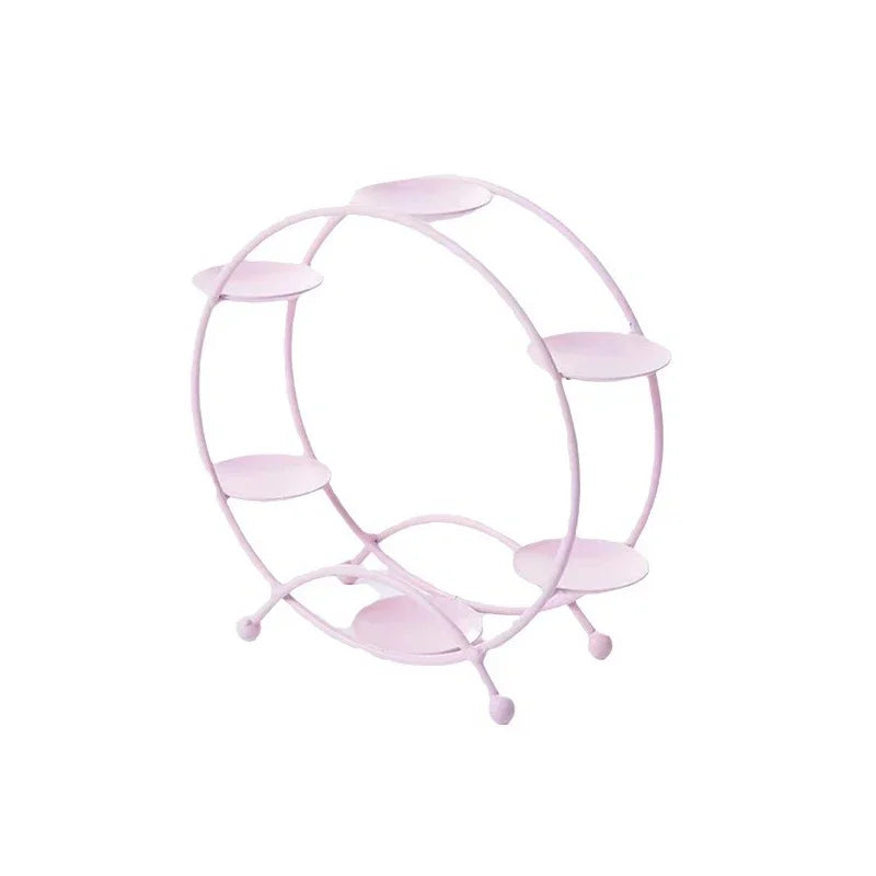 Metal Ferris Wheel Doll Display Stand | Blind Box Storage Doll Display Stand Nixie