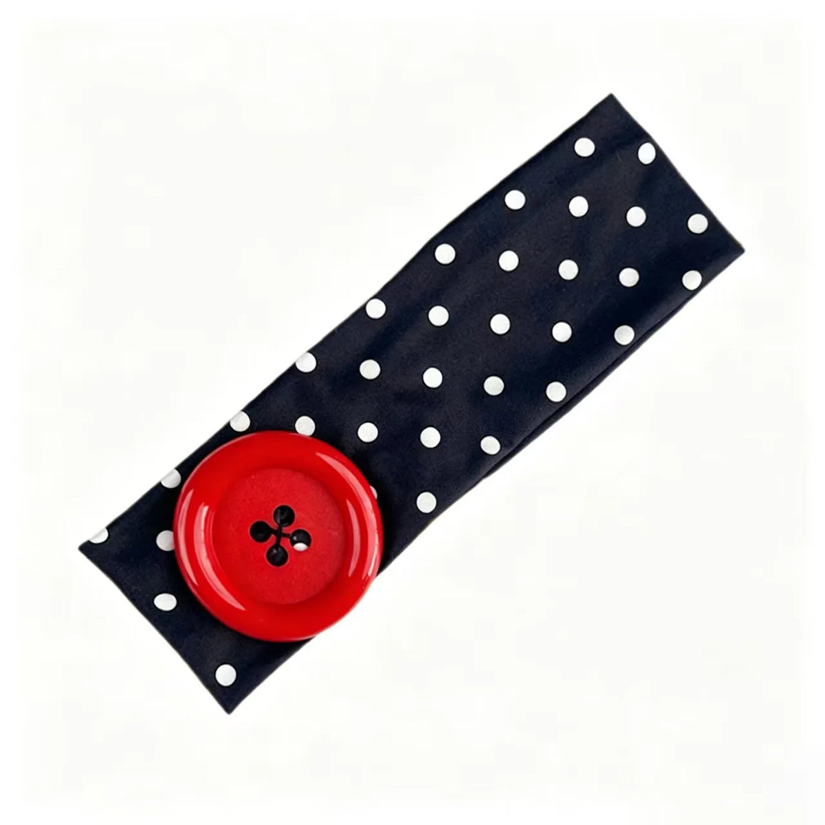 Women's Polka Dot Heart Scarf Headband – Stretchy & Skin-Friendly