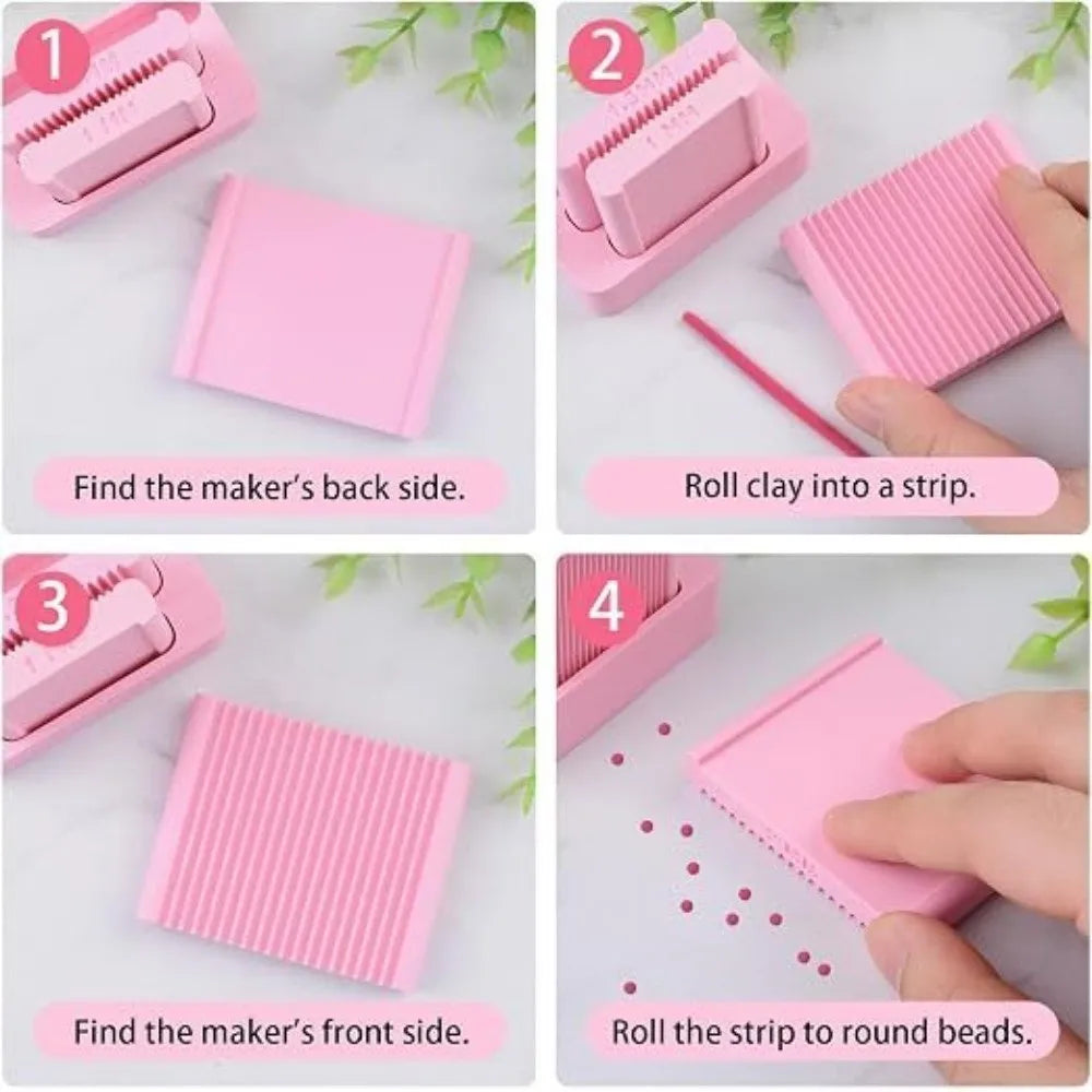 Mini Polymer Clay Bead Maker – 1mm, 1.5mm & 2mm Ball Roller Set