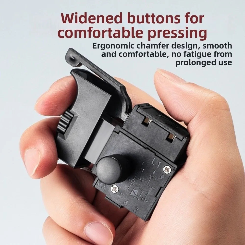 Electric Drill Speed Controller Switch – Lock-On Trigger Switch
