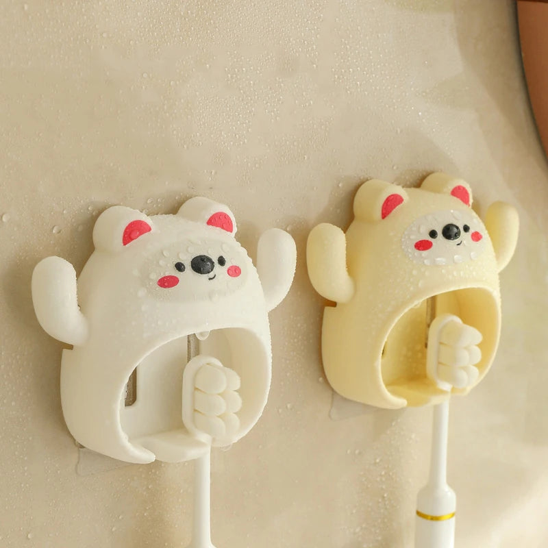 Funny Animal Toothbrush Holder – Kids Wall Suction Cup Toothbrush Holder Nixie