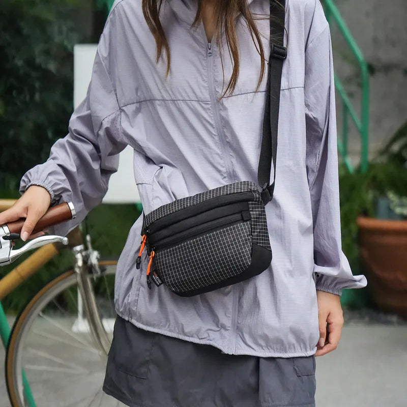 Waterproof Nylon Chest Shoulder Bag – Unisex Large Capacity Chest Shoulder Bag Nixie