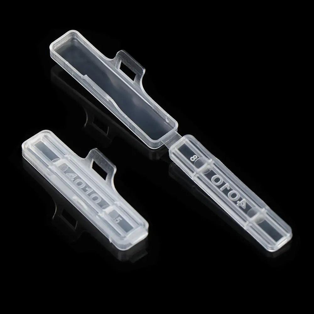 50Pcs Waterproof Transparent Cable Label Tag Boxes – Nylon Cable Label Tags Nixie