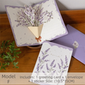 3D Pop-Up Flower Greeting Card – Handmade Valentine's Day Card 3D Greeting Card Nixie F