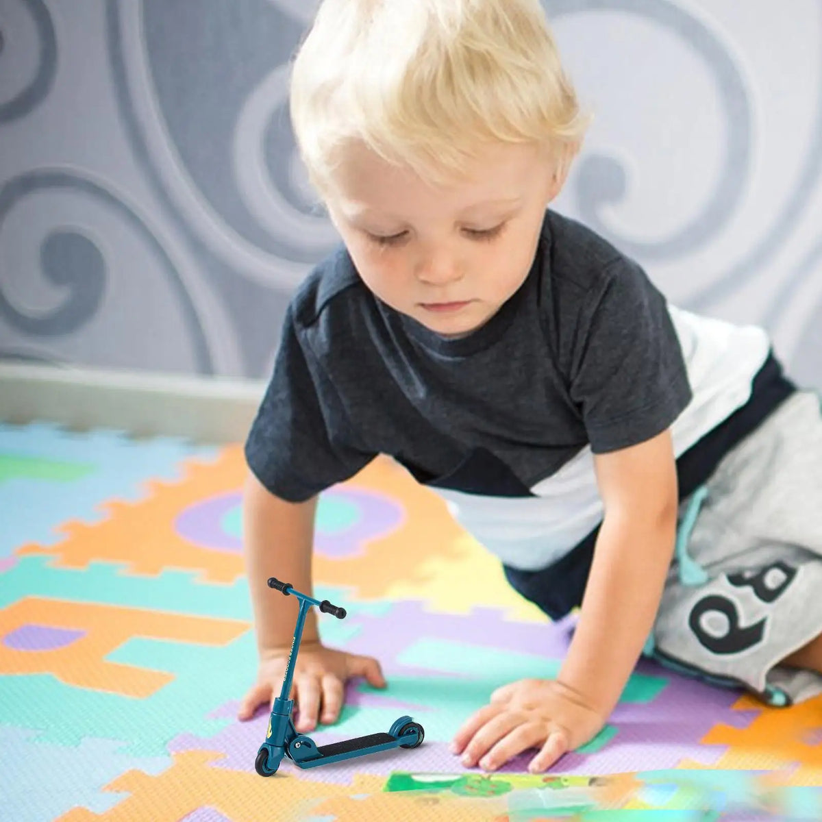 Foldable T-Type Finger Scooter Mini Toy with Brake | CE Certified Finger Toy Scooter Nixie
